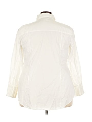 Lane Bryant Long Sleeve Button-Down Shirt (view 2)