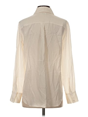 Zara Long Sleeve Silk Top (view 2)