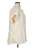 Rose + Olive 100% Rayon Ivory Short Sleeve Blouse Size 1X - photo 1