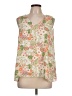 Cato 100% Polyester Ivory Sleeveless Blouse Size L - photo 1