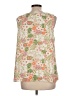 Cato 100% Polyester Ivory Sleeveless Blouse Size L - photo 2