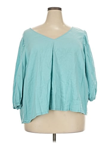 Caslon 3/4 Sleeve Blouse (view 1)
