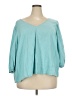 Caslon Teal 3/4 Sleeve Blouse Size 4X - photo 1