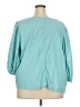 Caslon Teal 3/4 Sleeve Blouse Size 4X - photo 2