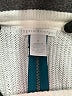 Design History Color Block Teal Pullover Sweater Size M - photo 7