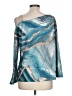 ChicMe Teal 3/4 Sleeve Blouse Size L - photo 2