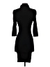 Bebe Solid Black Cocktail Dress Size S - photo 2