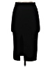 Forever 21 Solid Black Formal Skirt Size S - photo 1