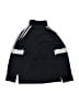Adidas 100% Polyester Black Zip Up Hoodie Size 6 - photo 2
