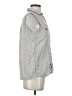 Maison Scotch Polka Dots Blue Sleeveless Button-Down Shirt Size Sm (1) - photo 4