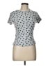 Justify Polka Dots Silver Short Sleeve T-Shirt Size L - photo 1