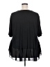 Cha Cha Vente Black Short Sleeve Top Size 2X - photo 2