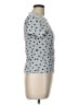 Justify Polka Dots Silver Short Sleeve T-Shirt Size L - photo 4