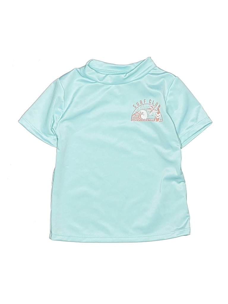 Click to view more detailed imagery on our partner's website Pre-owned Assorted Brands Kids' Rash Guard In Teal