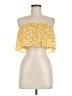 Audrey 3+1 100% Rayon Yellow Sleeveless Blouse Size M - photo 1