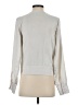 Sincerely Jules 100% Polyester Silver Long Sleeve Blouse Size S - photo 2