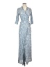 Auguste 100% Rayon Blue Casual Dress Size 2 - photo 1
