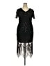PrettyGuide 100% Polyester Black Cocktail Dress Size XXL - photo 1