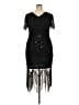 PrettyGuide 100% Polyester Black Cocktail Dress Size XXL - photo 2