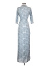 Auguste 100% Rayon Blue Casual Dress Size 2 - photo 2