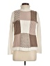 Liz Claiborne Color Block Tan Turtleneck Sweater Size M (petite) - photo 1