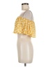Audrey 3+1 100% Rayon Yellow Sleeveless Blouse Size M - photo 5