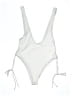 Unbranded Solid White One Piece Swimsuit Size L - photo 1