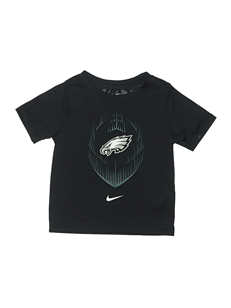 Pre-owned Nike Kids' Short Sleeve Top Black Tops