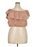 AnM Brown Short Sleeve Top Size 3X - photo 1