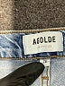 AGOLDE Chevron-herringbone Blue Jeans Size 28 waist - photo 7