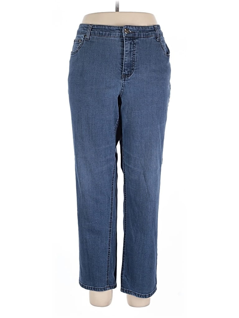 Pre-owned Terra & Sky Jeans In Blue