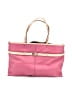 Tommy Hilfiger 100% Leather Color Block Pink Leather Tote One size - photo 1