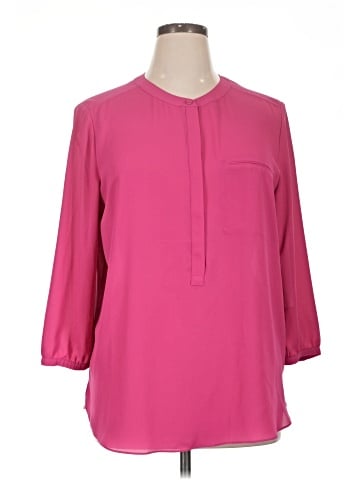 Not Your Daughter's Jeans 3/4 Sleeve Blouse (view 1)