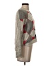 LINE Argyle Gray Pullover Sweater Size S - photo 4