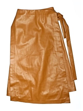 A.W.A.K.E. Mode Faux Leather Skirt