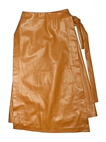 A.W.A.K.E. MODE Faux Leather Skirt (view 1)