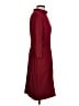 Etcetera Solid Burgundy Casual Dress Size 2 - photo 4