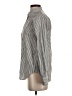 Everlane 100% Cotton Stripes Gray Long Sleeve Button-Down Shirt Size 2 - photo 5