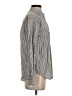 Everlane 100% Cotton Stripes Gray Long Sleeve Button-Down Shirt Size 2 - photo 4