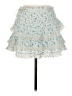 LoveShackFancy 100% Cotton Paisley White Casual Skirt Size 6 - photo 2