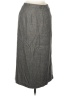 Adolfo Chevron-herringbone Gray Casual Skirt Size 8 - photo 1