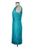 Theia 100% Polyester Teal Cocktail Dress Size 6 - photo 5