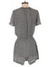 Broadway & Broome Houndstooth Gray Black Romper Size S - photo 2