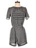 Broadway & Broome Houndstooth Gray Black Romper Size S - photo 1