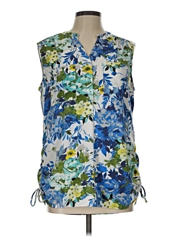 Roz & Ali Sleeveless Blouse (view 1)