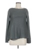 Brunello Cucinelli Metallic Gray Pullover Sweater Size M - photo 1