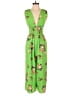 ASOS 100% Polyester Green Jumpsuit Size 4 - photo 1