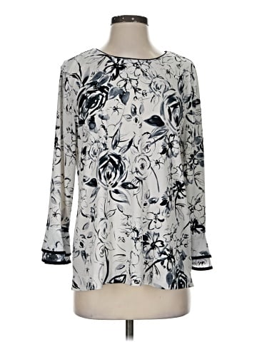Karl Lagerfeld Paris 3/4 Sleeve T-Shirt (view 1)