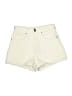 Cotton On 100% Cotton Solid Ivory Khaki Shorts Size 4 - photo 1
