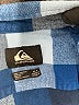 Quiksilver Plaid Blue Long Sleeve Button-Down Shirt Size 4 - photo 3